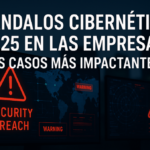 Escándalos cibernéticos 2025 empresas y brechas de seguridad corporativa
