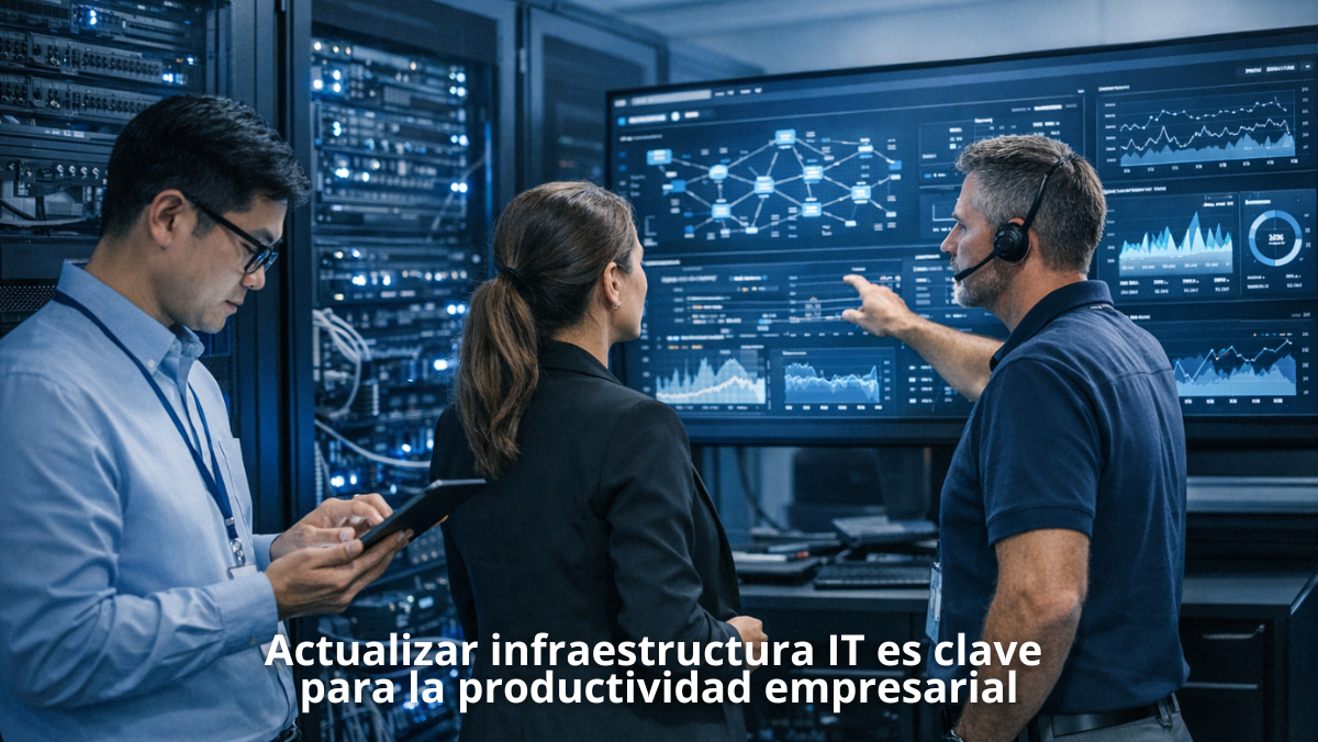 Actualizar infraestructura IT en empresas modernas